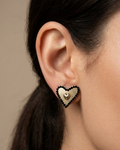 Aros corazón apegados